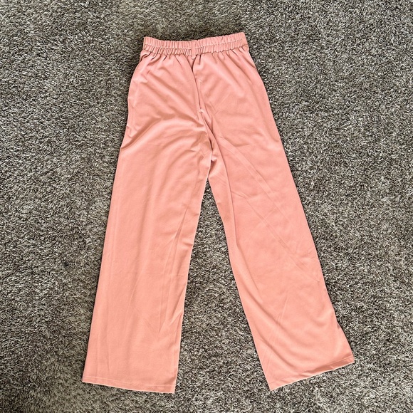 Wide leg peach pants - Picture 2 of 3